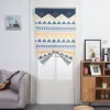Nordic simple fabric curtains for study, dining room and bedroom partitions, fan-shaped Roman curtains, and lifting roller blinds are supplied by the manufacturer Application Scenario